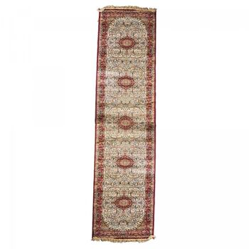 Tapis d'orient 75x400cm PRESTIGE DE ISFAHAN Rouge en Polypropylène 1