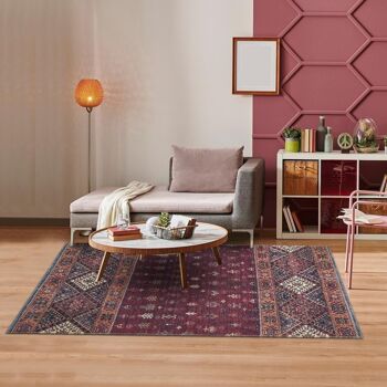 Tapis orient style 230x340cm KHOURJINE VINTAGE 1 Rouge en Polyester 2