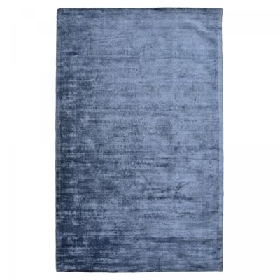 Wohnzimmerteppich 200x300cm NEO LUXE Blau. Handgefertigter Teppich aus Viskose