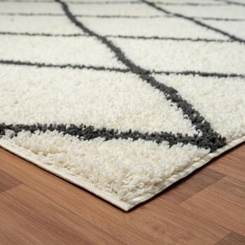 Tapis berbère style 240x320cm BENISTYLE Crème en Polypropylène 3