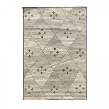 Tapis salon 190x280cm AF FEZA Gris en Polypropylène 1