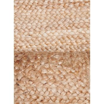 Tapis kilim 200x290cm JT JUTE NATURE Beige. Tapis artisanal en Jute 3