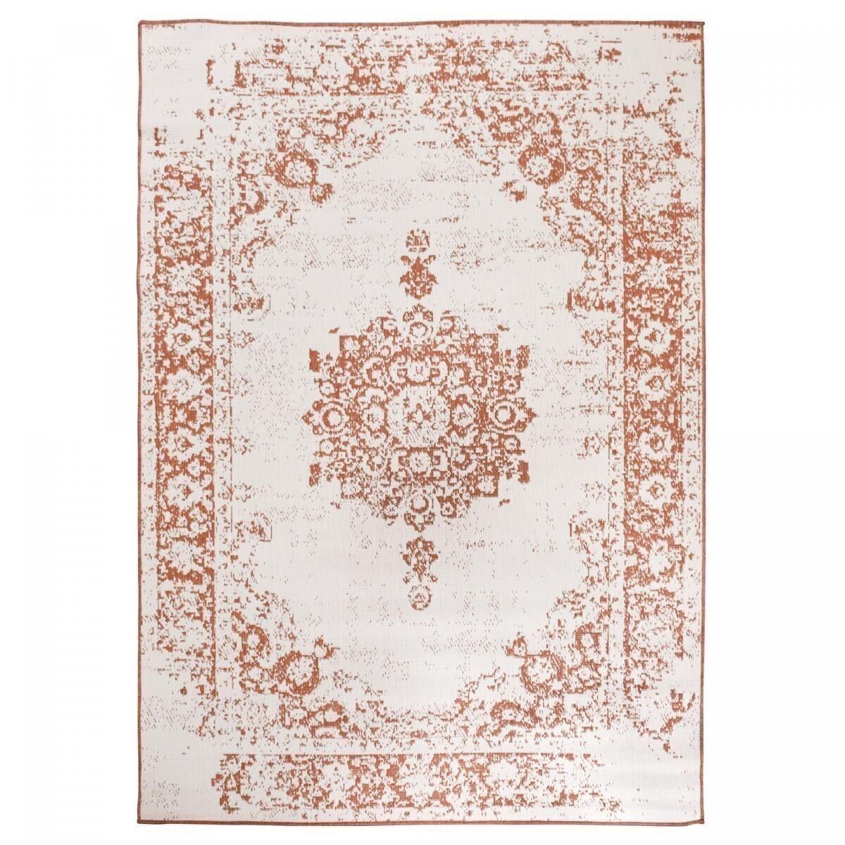 Outdoor rug 200x290cm ORIENTO REVERSIBLE Brown in Polypropylene