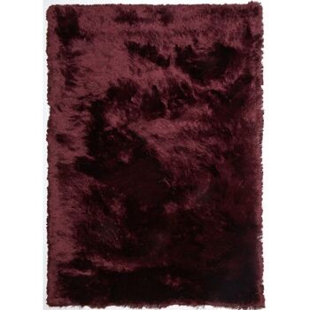 Tapis shaggy 240x340cm SG FIN Violet. Tapis artisanal en Polyester 1