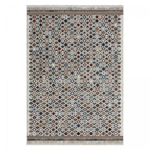 Tapis salon 160x240cm GUZELLE A Multicolore en Polypropylène