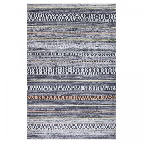 Tapis salon 200x290cm NOBASTA Gris en Polyester