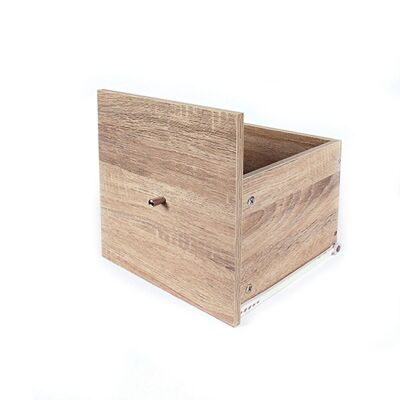 Large drawer for box cabinet with sliding rails - II