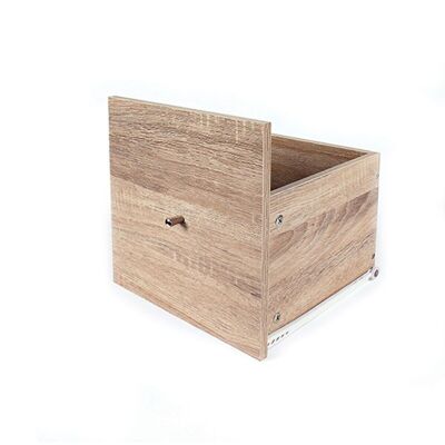 Large drawer for box cabinet with sliding rails - II