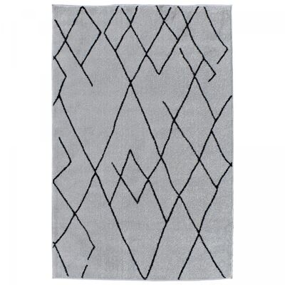 Alfombra estilo bereber 280x370cm NALADON Crema en Polipropileno
