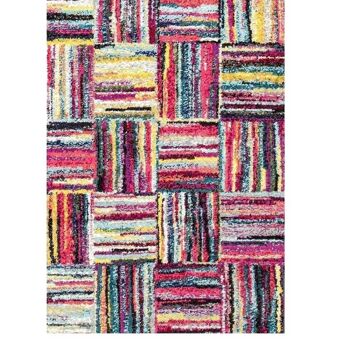 Tapis salon 80x150cm BOUTIK BRIK Multicolore en Polypropylène 3