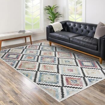 Tapis salon 200x280cm SUN A Multicolore en Polypropylène 2