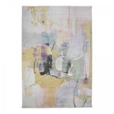 Living room rug 160x220cm CLANDA Multicolored in Polypropylene