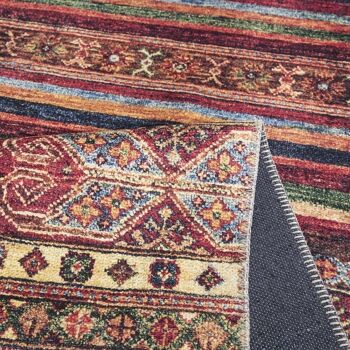 Tapis orient style 75x150cm KHOURJINE VINTAGE 2 Multicolore en Polyester 3