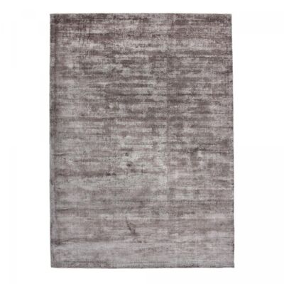 Tapis salon 170x240cm NEO LUXE Marron. Tapis artisanal en Viscose