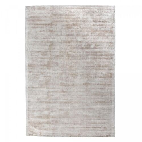 Tapis salon 170x240cm NEO LUXE Crème. Tapis artisanal en Viscose