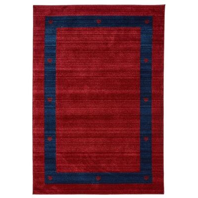 Tapis salon 200x300cm CHOBAY 5 Rouge en Polypropylène