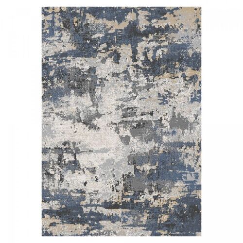 Tapis salon 150x220cm ELAB Bleu en Polyester