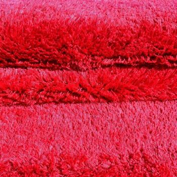 Tapis shaggy 200x290cm SG LUXE Rose. Tapis artisanal en Polyester 3