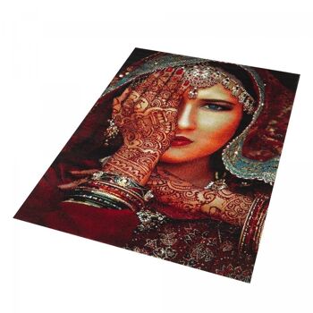 Tapis salon 200x290cm MOROCCO SECRET Rouge en Polypropylène 5