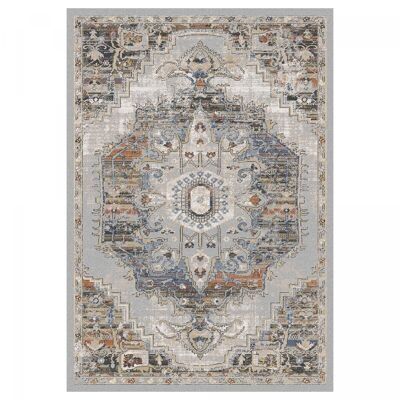 Orient style rug 200x280cm ELAE Gray in Polyester