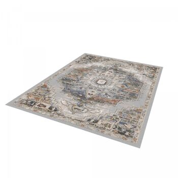 Tapis orient style 200x280cm ELAE Gris en Polyester 3