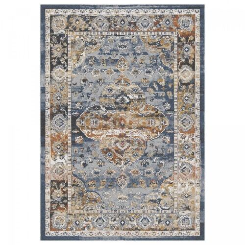 Tapis orient style 200x280cm ELAF Gris en Polyester