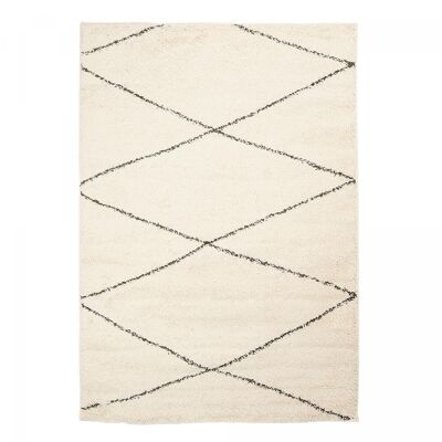 Teppich im Berber-Stil 120 x 160 cm BENISTYLE 3 Creme aus Polypropylen