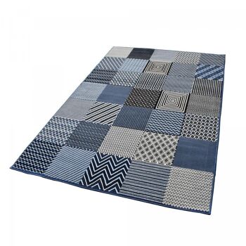 Tapis salon 200x290cm BC GEOTREM Bleu en Polypropylène 4