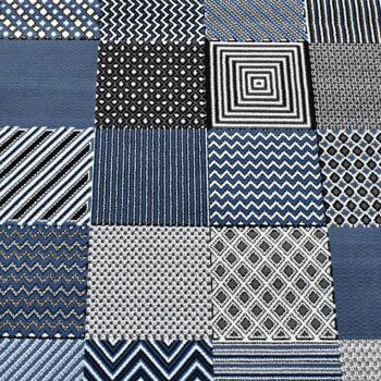 Tapis salon 200x290cm BC GEOTREM Bleu en Polypropylène 5