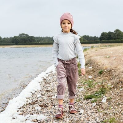 Chemise manches longues à volants