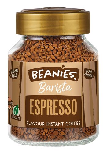 Bonnets 50g de café instantané à saveur d'espresso Barista 2