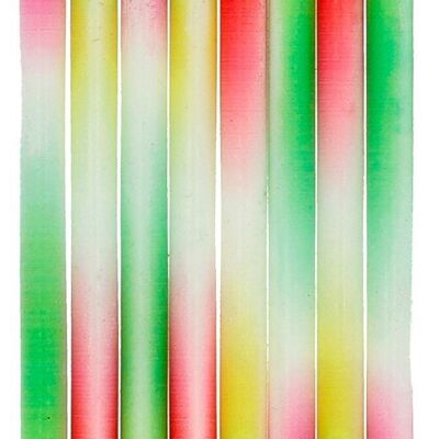 Bougies Neon Delight - 10 cm - 24 pièces