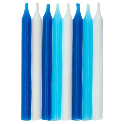 Velas Azul - 6 cm - 16 piezas