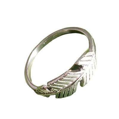 Leaf Pattern 925 Sterling Silver Ring