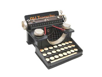Décoration de machine à écrire rétro en métal 1