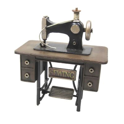 Sewing Machine Vintage Retro Miniature Decoration Model