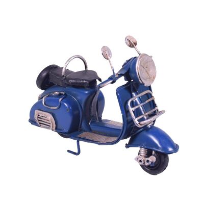 Modello in miniatura in metallo blu per scooter
