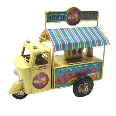 Metal Beer Canteen Car Retro Model