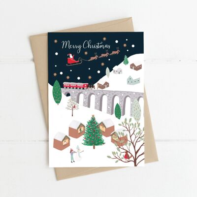 Mercatino di Natale, cartolina di Natale