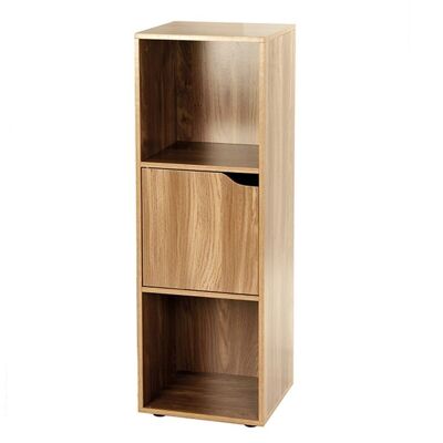 3-compartment cabinet with one door