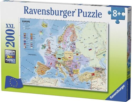 Puzzle 200 Pièces XXL Carte de l'Europe