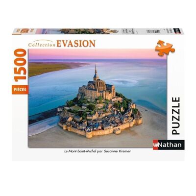 1500-teiliges Puzzle Mont St. Michel