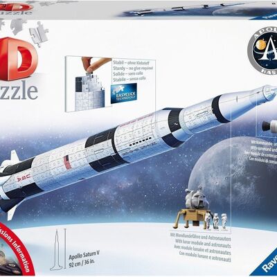 Puzzle 3D 432 Piezas Apolo Saturno