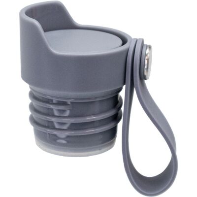 Gray click & drink cap, compatible with Sport bottles
