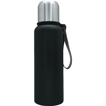 Thermos Double Paroi En Acier Inoxydable 750ml Couleur Noir