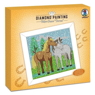Diamond Painting Picture Frame "Horses"