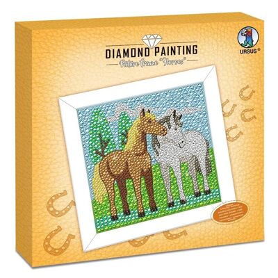 Diamond Painting Picture Frame "Horses"