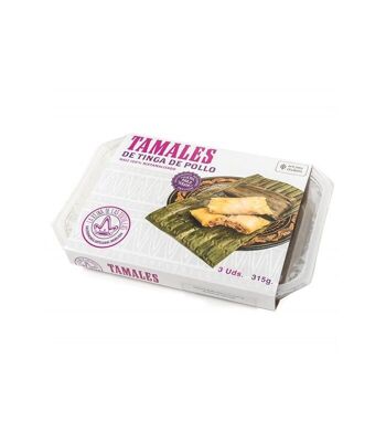 Tamales au poulet tinga 1