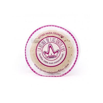 Tortilla de maíz nixtamalizado mediana blanca 12 cm vacío