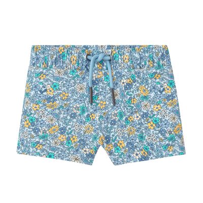 BLUE AND YELLOW FLOWERS BOY BOXER